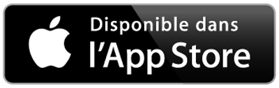 Application disponible sur AppStore